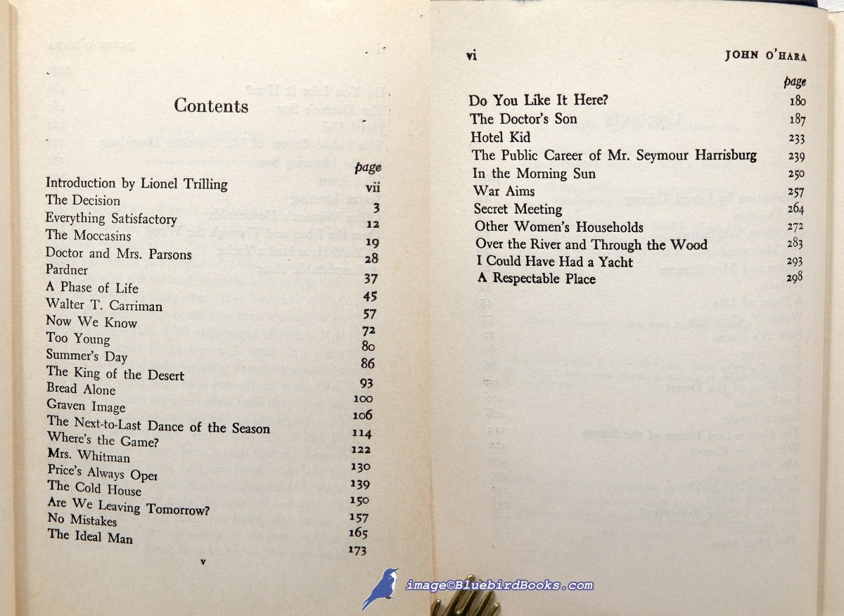 O'HARA, JOHN - Selected Short Stories of John o'Hara (Modern Library #211. 3)