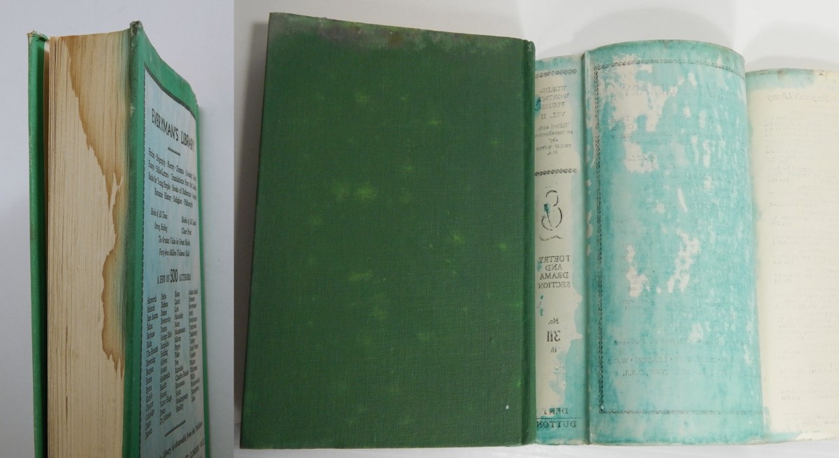 WORDSWORTH, WILLIAM; WAYNE, PHILIP (EDITOR) - Wordsworth's Poems: In Three Volumes, Volume Two (Everyman's Library #311)