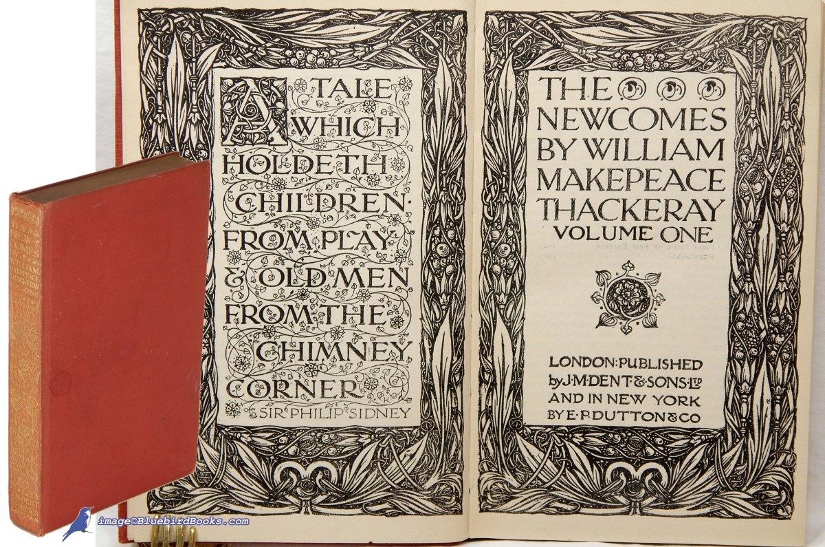 THACKERAY, WILLIAM MAKEPEACE - The Newcomes, Volume One Only (of Two) (Everyman's Library #465)