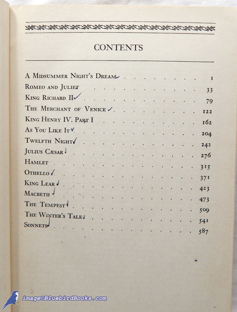 SHAKESPEARE, WILLIAM - The Best Known Works of William Shakespeare