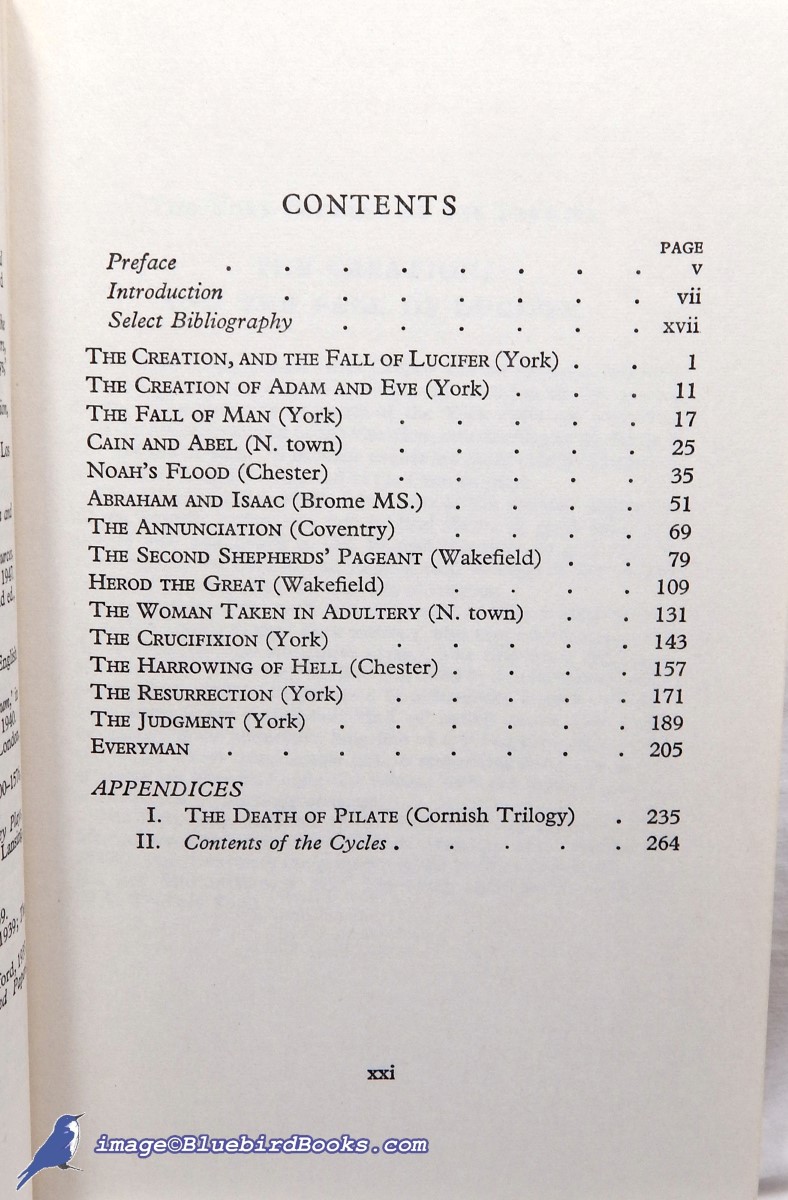 CAWLEY, A. C. (EDITOR) - Everyman and Medieval Miracle Plays (Everyman's Library #381)