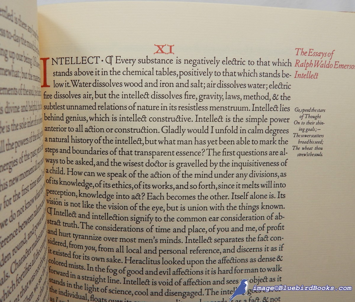 EMERSON, RALPH WALDO - The Essays of Ralph Waldo Emerson: The First Series Mdcccxli, and the Second Series Mdcccxliv