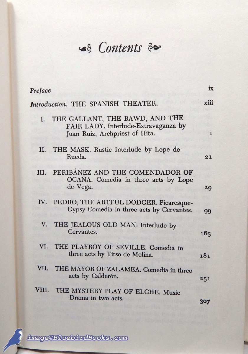 STARKIE, WALTER (TRANSLATOR AND EDITOR) - Eight Spanish Plays of the Golden Age (Modern Library #345. 1)