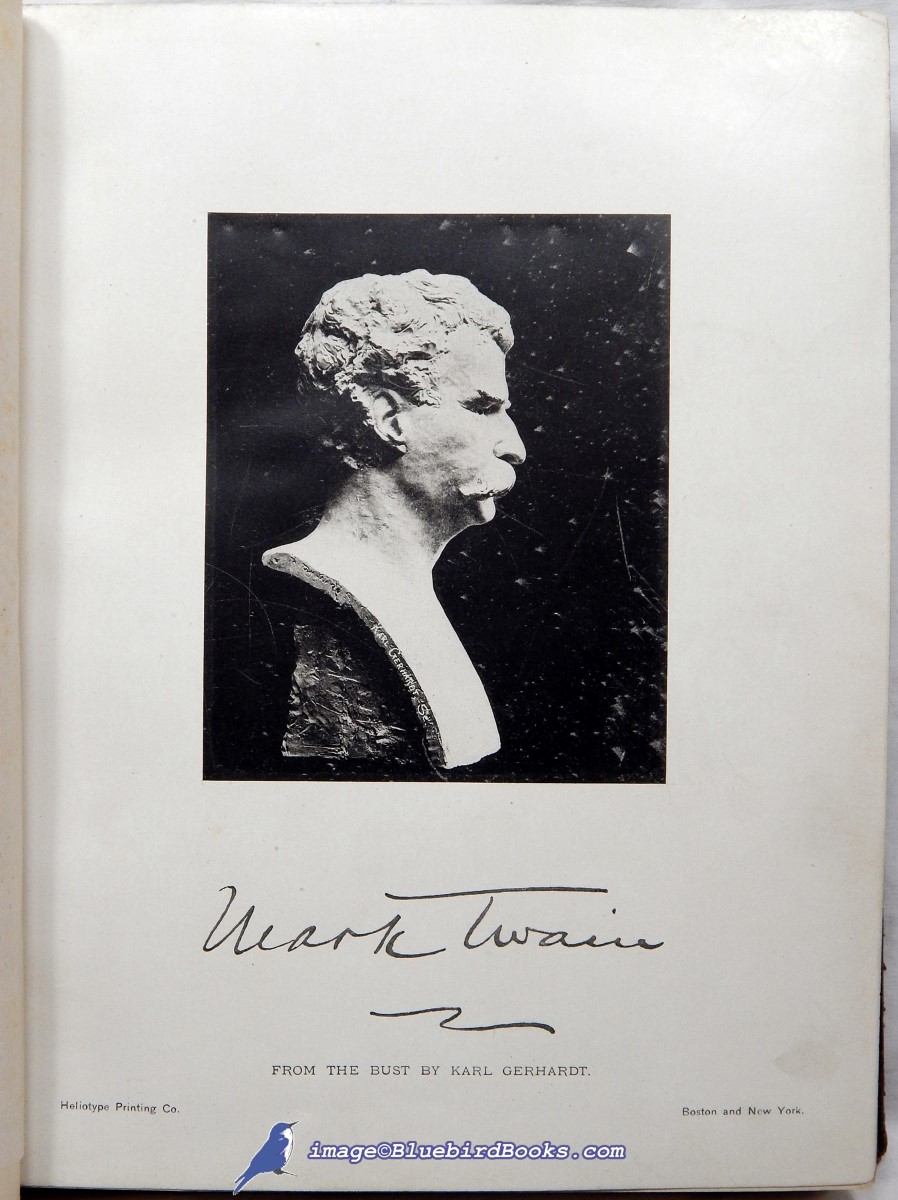 TWAIN, MARK - Adventures of Huckleberry Finn (Tom Sawyer's Comrade) First Printing in Deluxe Three-Quarter Leather