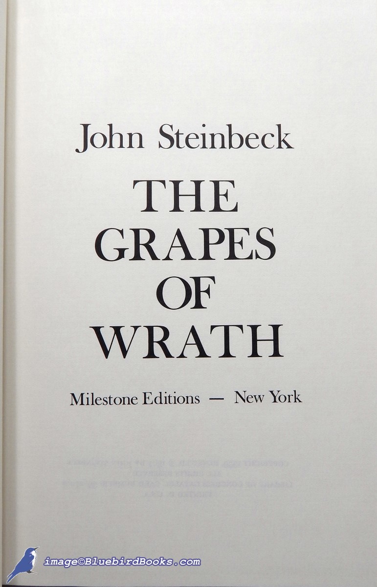 STEINBECK, JOHN - The Grapes of Wrath