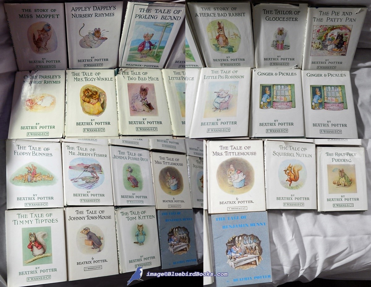Lot of 22 Children's Story Books Featuring Woodland Creatures by Beatrix Potter