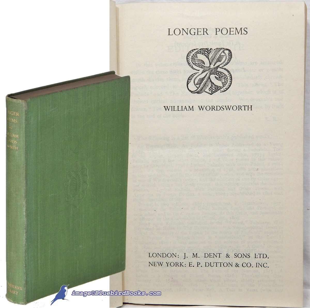 Longer Poems of William Wordsworth (Everyman's Library #311)