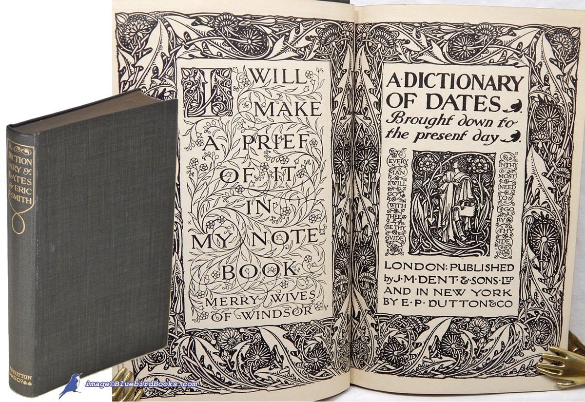 Image for A Dictionary of Dates (Everyman's Library Reference Series in Dutton Library binding, EL #554) A Dictionary of Dates (Everyman's Library Reference Series in Dutton Library binding, EL #554)