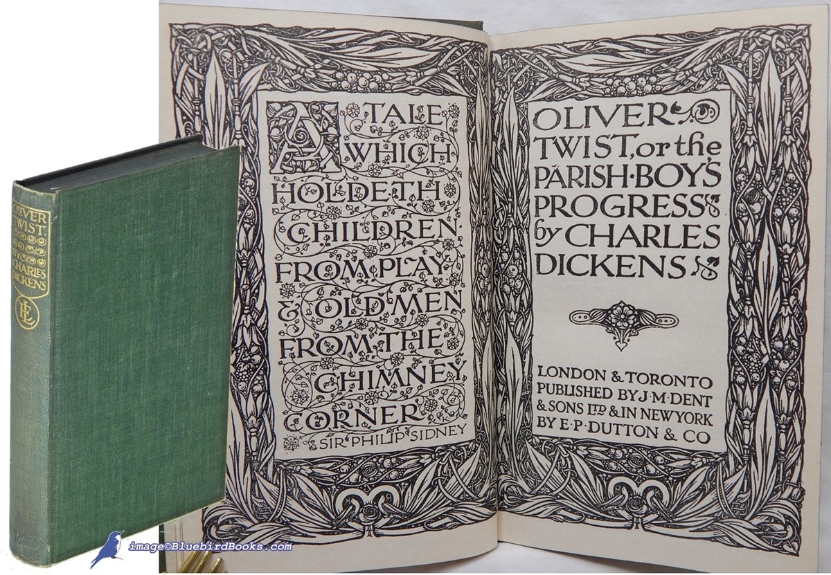 Oliver Twist, or The Parish Boy's Progress (in Everyman's Library library binding, EL #233)