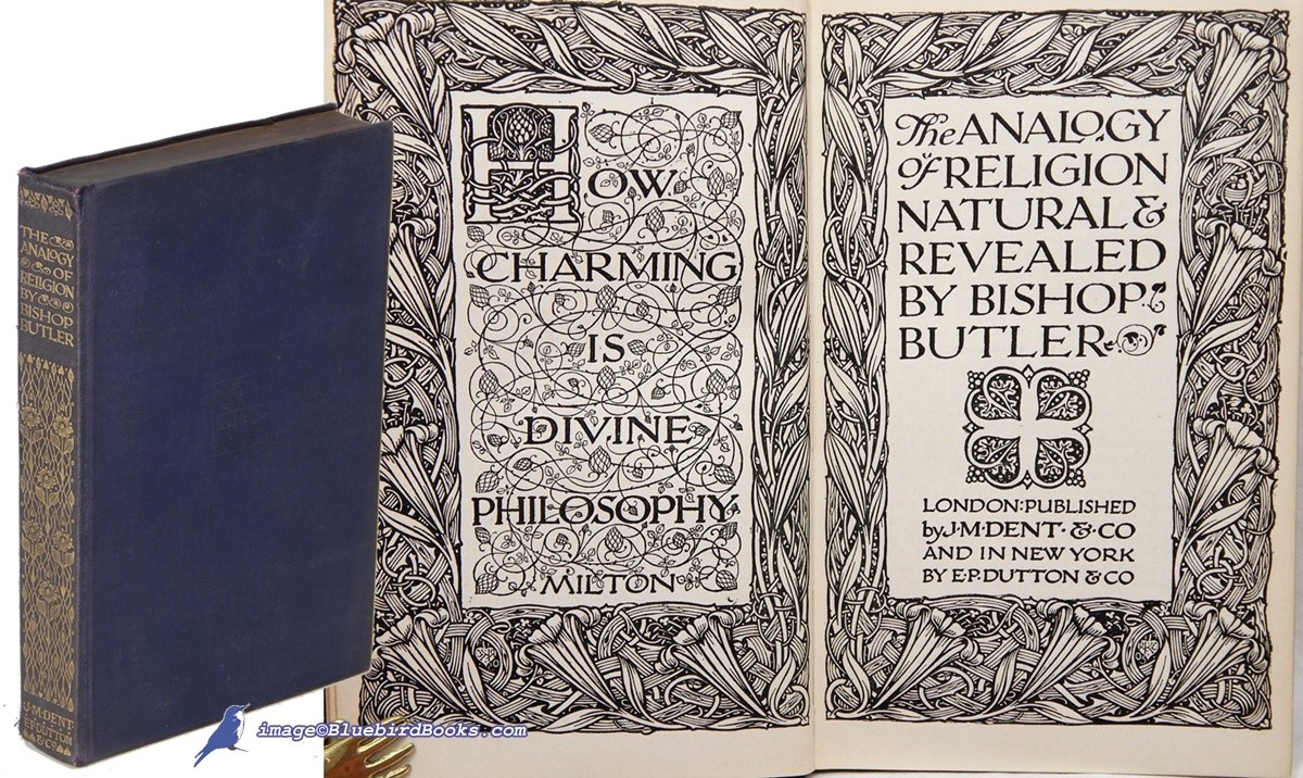 Image for The Analogy of Religion, Natural and Revealed; (Everyman's Library #90) The Analogy of Religion, Natural and Revealed; (Everyman's Library #90)