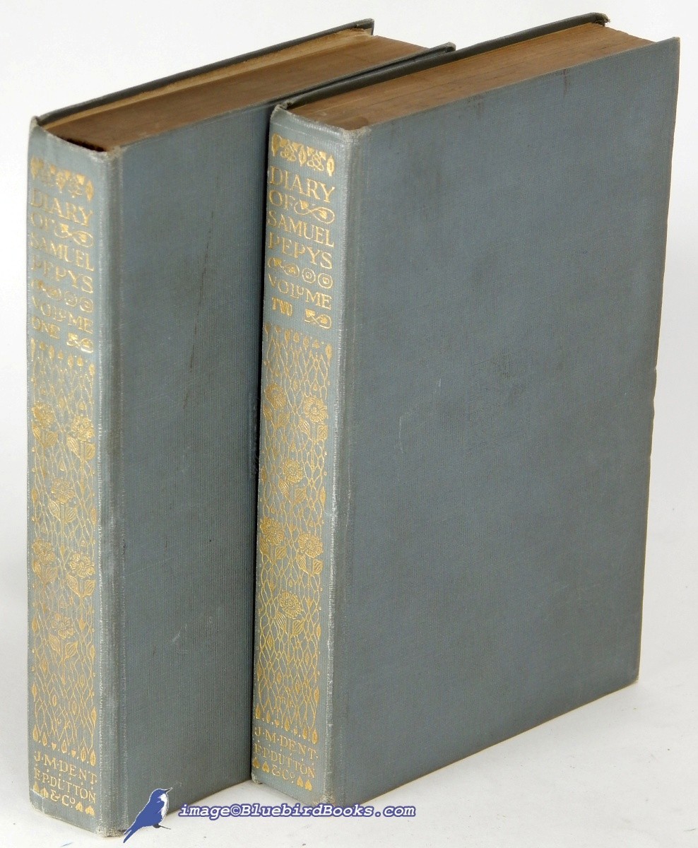 The Diary of Samuel Pepys: Volumes One & Two, of two; (Everyman's Library #53 & 54)