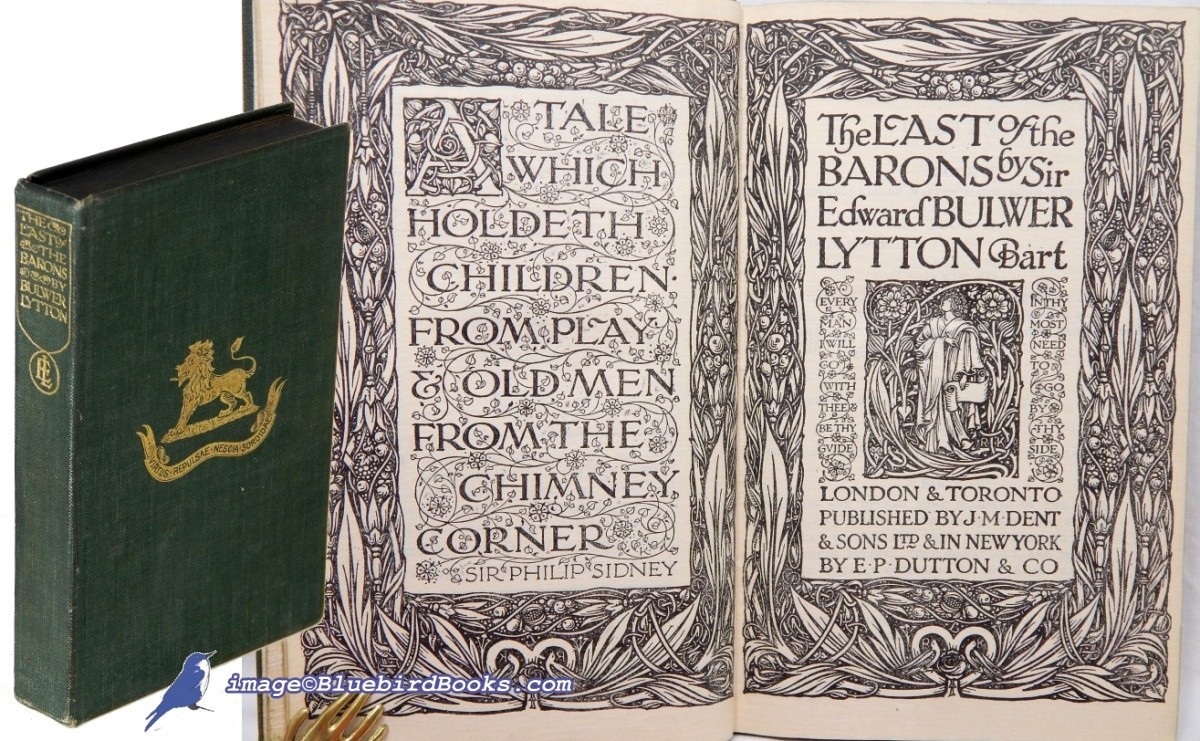 Image for The Last of the Barons; (School Prize Book, in Everyman's Library, Library Binding, EL #18) The Last of the Barons; (School Prize Book, in Everyman's Library, Library Binding, EL #18)
