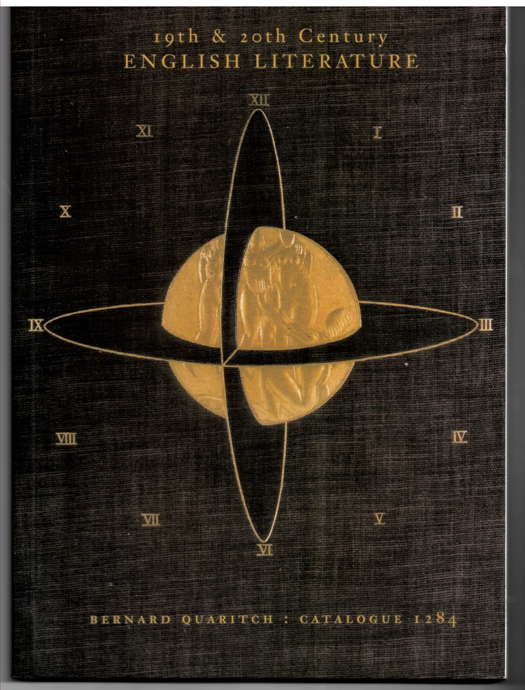 QUARITCH, BERNARD - Bernard Quaritch. Catalogue 1284. 19th and 20th Century English Literature