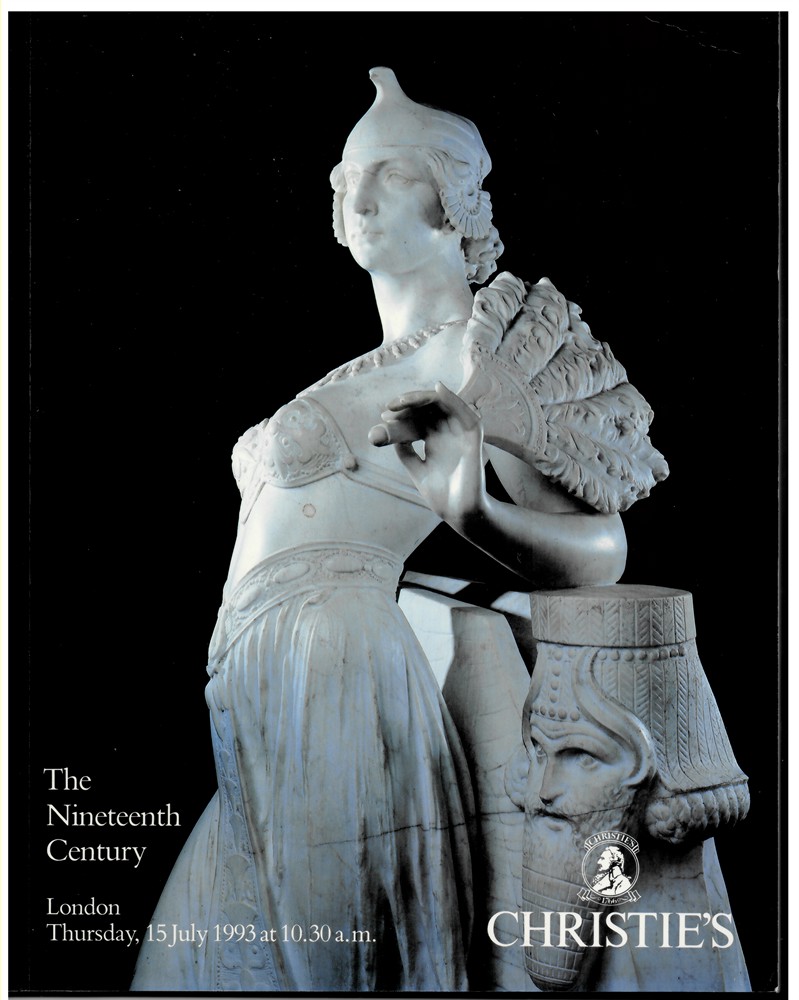 CHRISTIE'S - The Nineteenth Century. Property of the Late Mrs. N.M. Clarke, Richard Ormonde Shuttleworth Charitable Trust, the Late Mrs. Charles Steuart, the Late Mrs. Illa Koddick. Sold on Behalf of the National Association of Boys' Clubs & Various... 15 July 1993