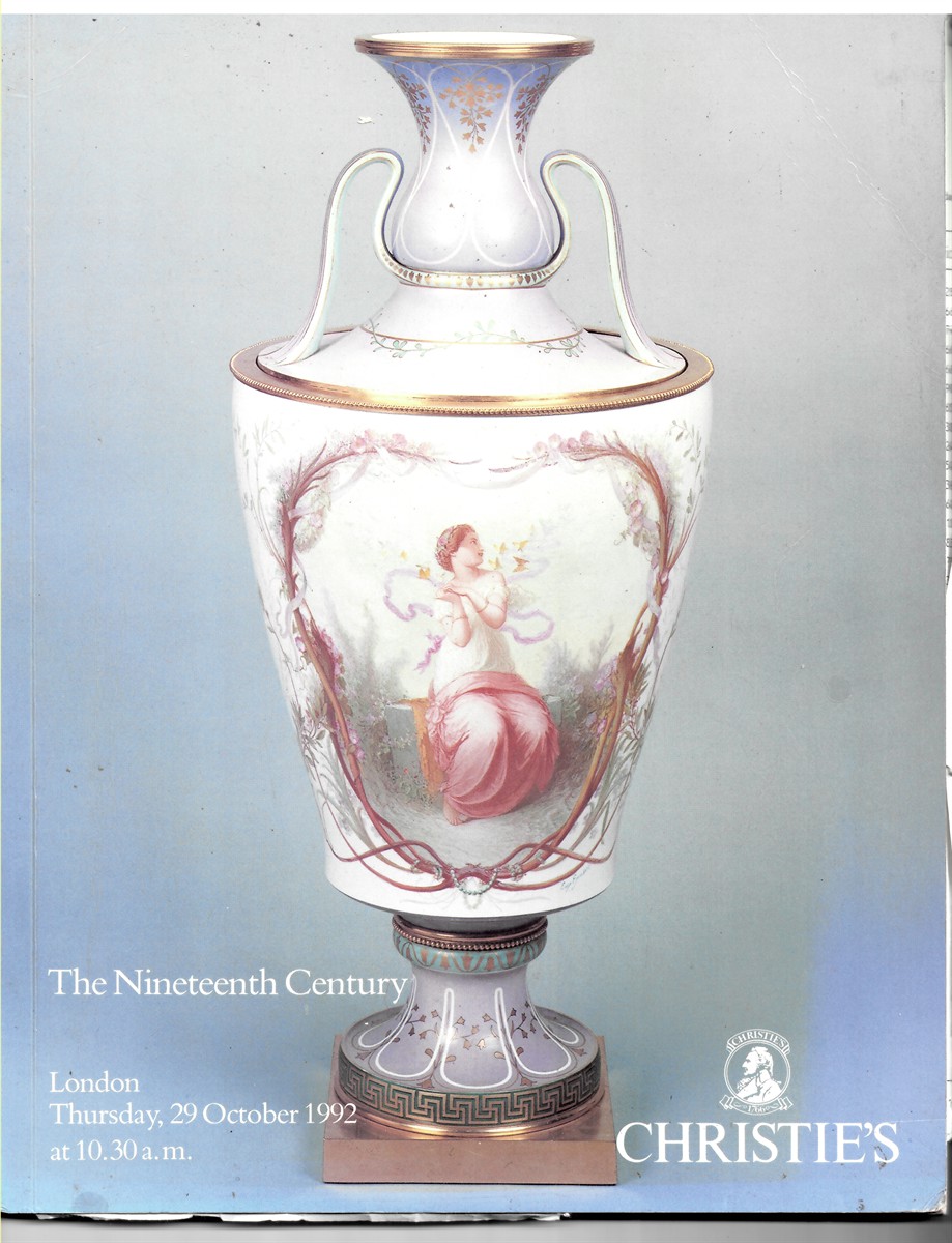CHRISTIE'S - The Nineteenth Century. The Properties of the Late Mrs. B. L Goodwin, Lady Olivia Waldron, the Late Dowager Countess Howe, the Late Sir Basil Fraser, 2nd Baronet of Cromarty, the Late Leonard Gold, Esq. , the Late Dr. Daniel Mclean Mcdonald, the Late Mrs. S