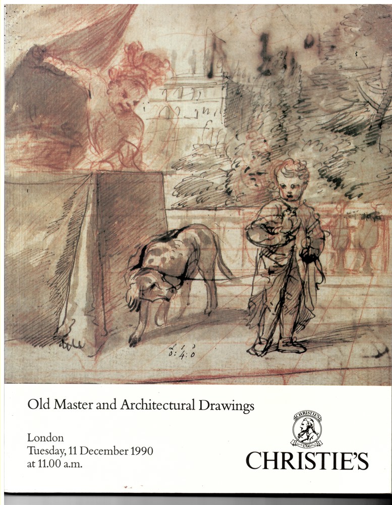 CHRISTIE'S - Old Master and Architectural Drawings. The Properties of a New England Historical Organization, the Executors of the Late Colonel William Stirling of Keir, Schloss Wildenstein, Basel-Land, Switzerland and from Various Sources... . Tuesday 11 December 1990