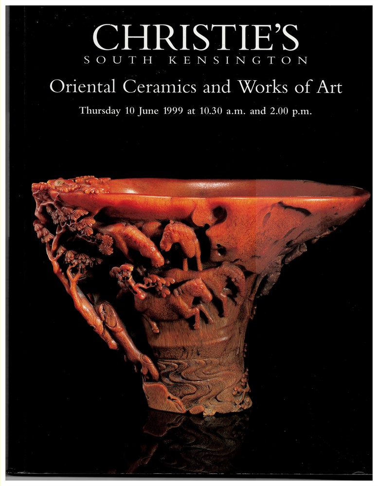 CHRISTIE'S SOUTH KENSINGTON - Oriental Ceramics and Works of Art. Thursday 10 June 1999 (Cor-8413)