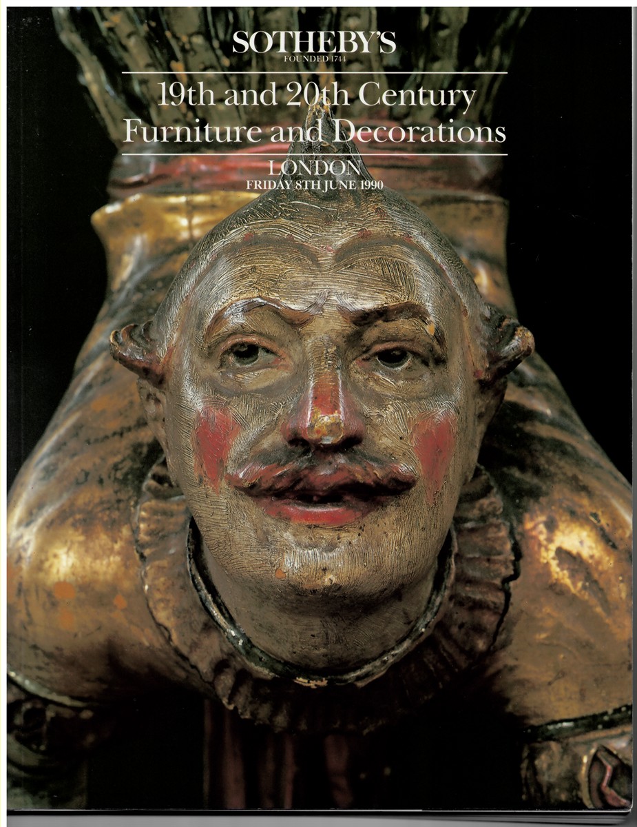 SOTHEBY'S - Nineteenth and Twentieth Century Works of Art and Furniture. Day of Sale Friday 8th June 1990 Kings