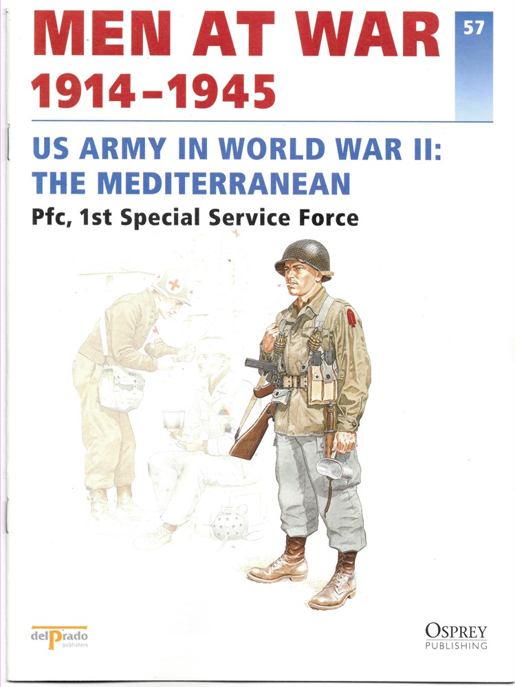 DEL PRADO - Men at War 1914-1945. The Lead Soldier Collection. 57. Us Army in World War II: The Mediterranean. Pfc, 1st Special Service Force