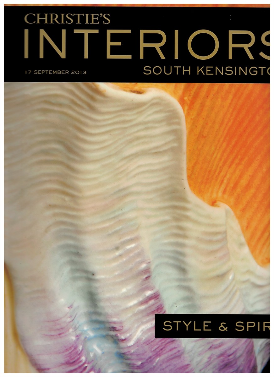 CHRISTIE'S - Christie's Interiors. South Kensington. Style & Spirit Edition. 17 September 2013