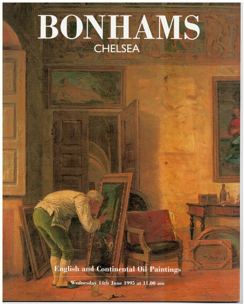 BONHAMS CHELSEA - English and Continental Oil Paintings. Wednesday 14th June 1995