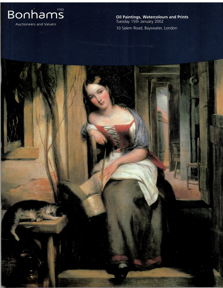 BONHAMS - Oil Paintings, Watercolours and Prints. Tuesday 15th January 2002