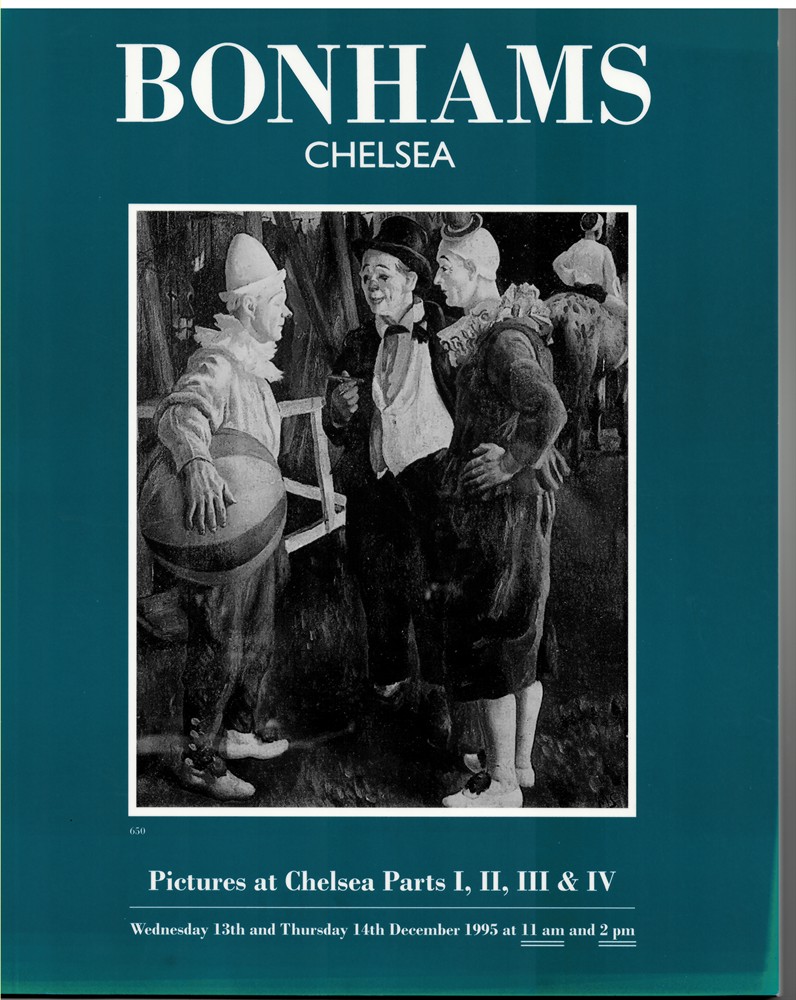 BONHAMS KNIGHTSBRIDGE - Pictures at Chelsea. Part I, II, III and IV. Wednesday 13th and Thursday 14th December 1995