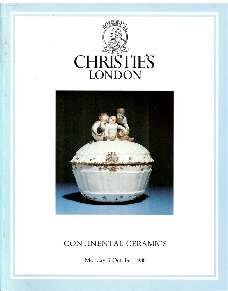 CHRISTIE'S - Continental Ceramics from Various Sources... On Monday 3 October 1988 Paterna-3900