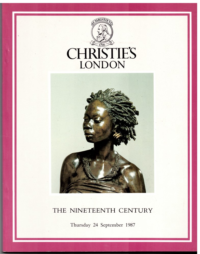 CHRISTIE'S - The Nineteetth Century. European Ceramics, Furniture and Works of Art Including Sculpture from Nidd Hall, Yorks. The Properties of the Late Lady Patricia Ramsay, V.A. , C.I. , C.D. , G.C. St. J. , Guy Reed, Esq. And from Various Sources... On Thursday 24 Sept