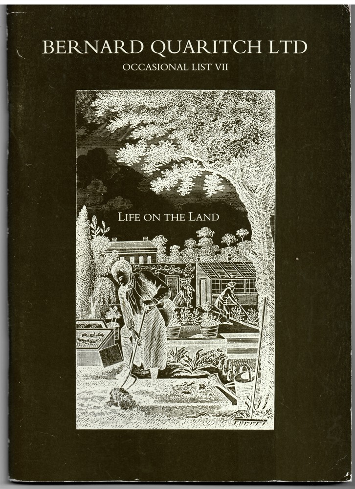 BERNARD QUARITCH - Occasional List VII. Life on the Land