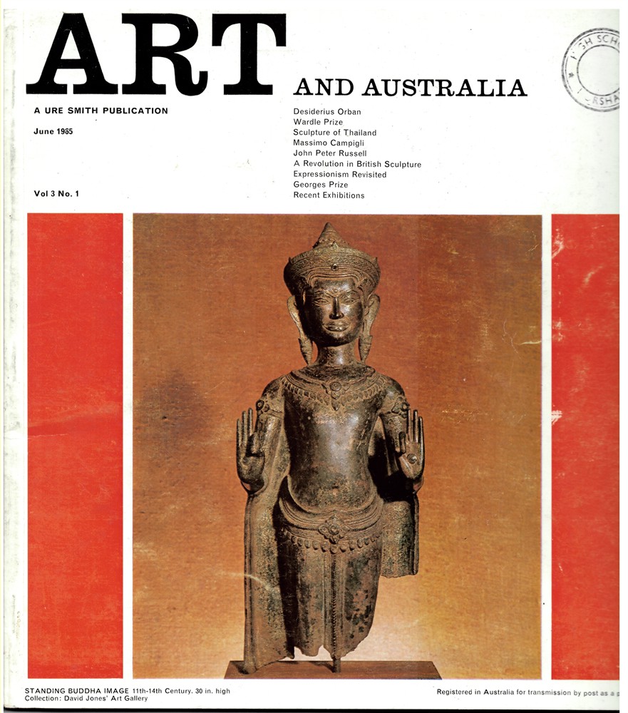 HORTON, MERVYN (EDITOR) - Art and Australia. Vol. 3 No. 1 June 1965