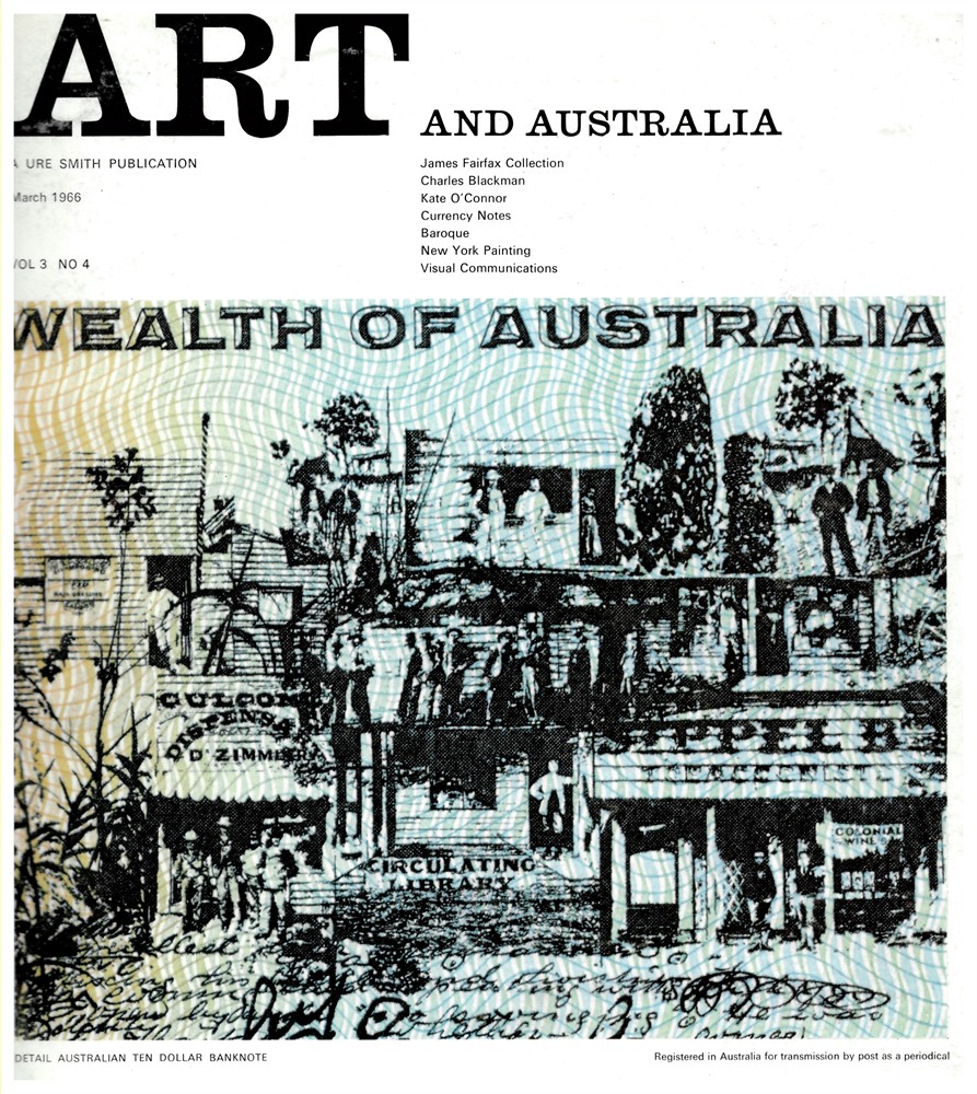 HORTON, MERVYN (EDITOR) - Art and Australia. Vol. 3 No. 4 March 1966
