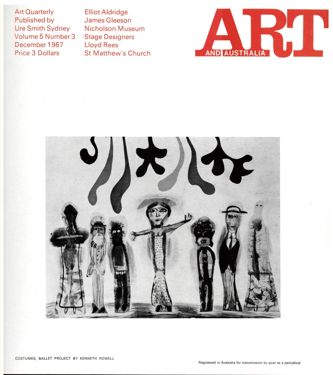 HORTON, MERVYN (EDITOR) - Art and Australia. Volume 5 Number 3 December 1967