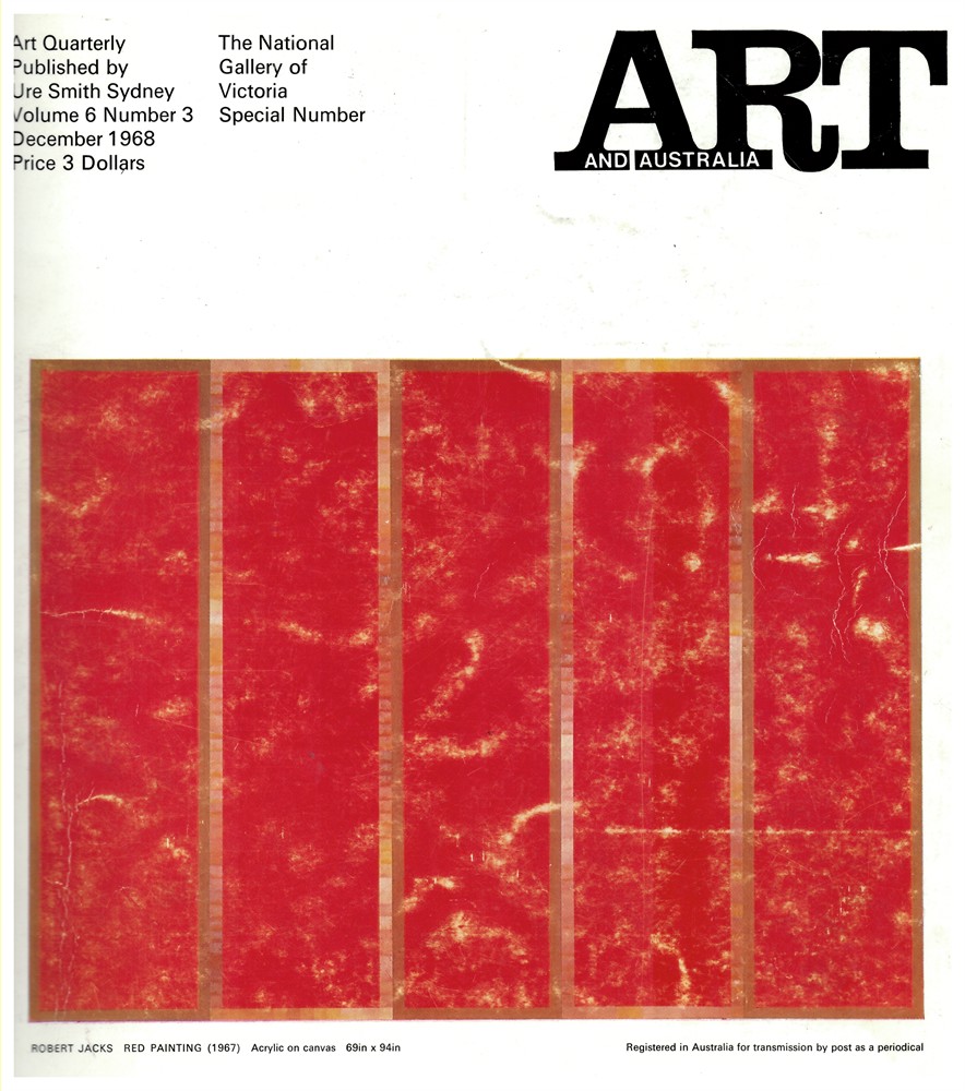 HORTON, MERVYN (EDITOR) - Art and Australia. Volume 6 Number 3 December 1968