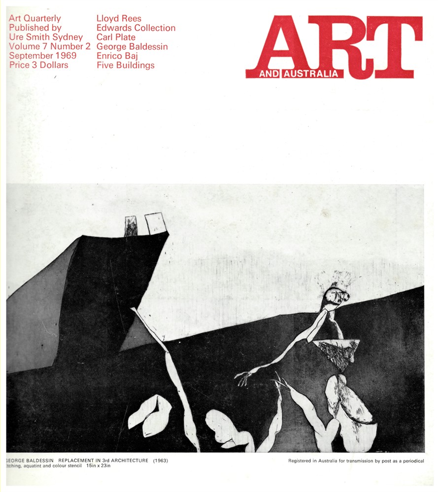 HORTON, MERVYN (EDITOR) - Art and Australia. Volume 7 Number 2 September 1969
