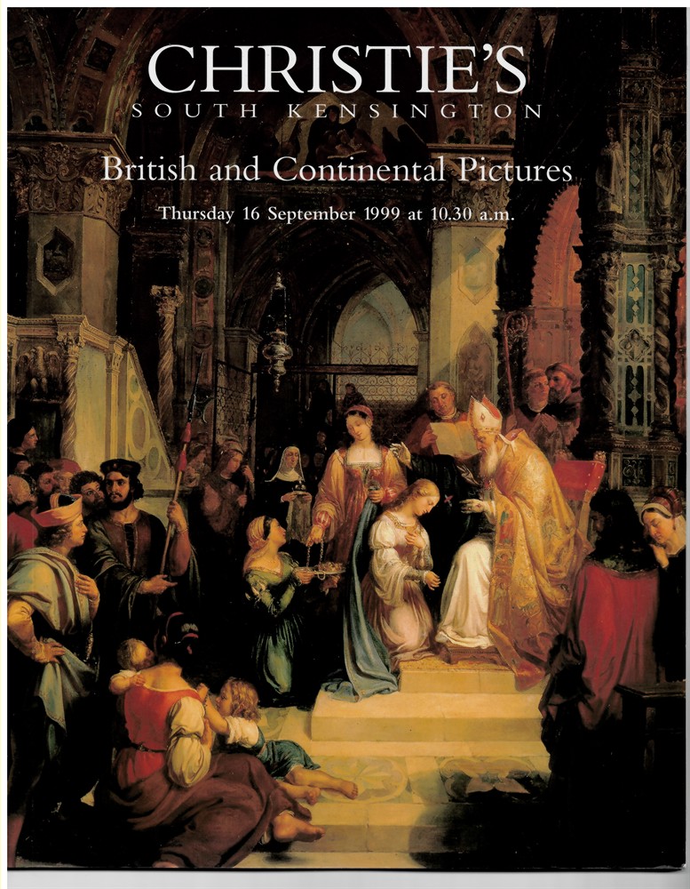 CHRISTIE'S - British and Continental Pictures. Thursday 1 July 1999