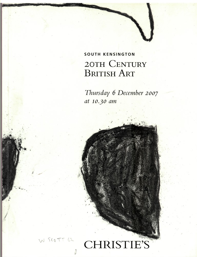 CHRISTIE'S SOUTH KENSINGTON - 20th Century British Art. Thursday 6 December 2007