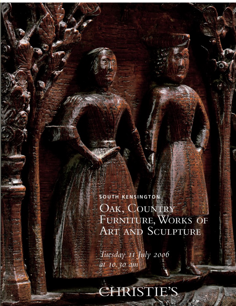 CHRISTIE'S - Oak, Country Furniture and Works of Art. Tuesday 11 July 2006