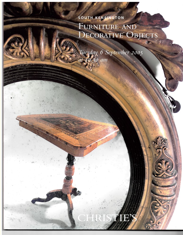 CHRISTIE'S - Furniture and Decorative Objects. Tuesday 6 September 2005
