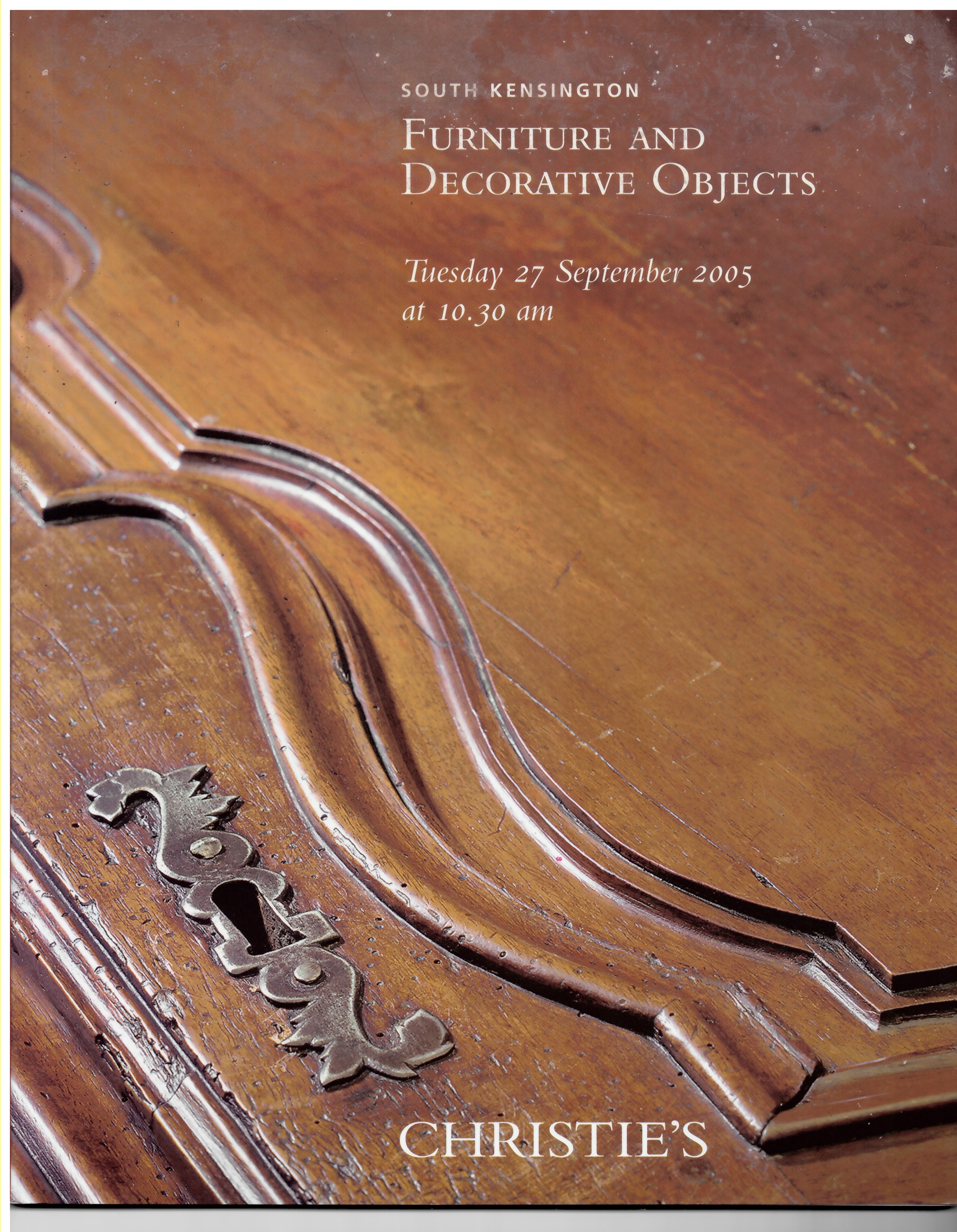CHRISTIE'S - Furniture and Decorative Objects. Tuesday 27 September 2005
