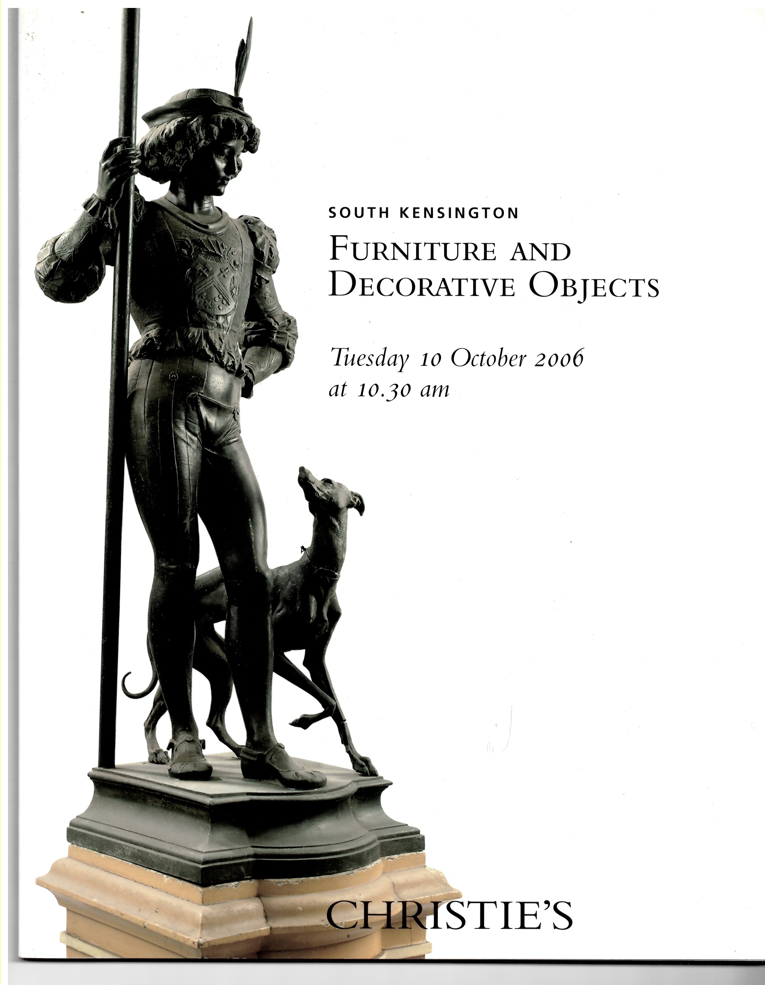 CHRISTIE'S - Furniture and Decorative Objects. Tuesday 10 October 2006