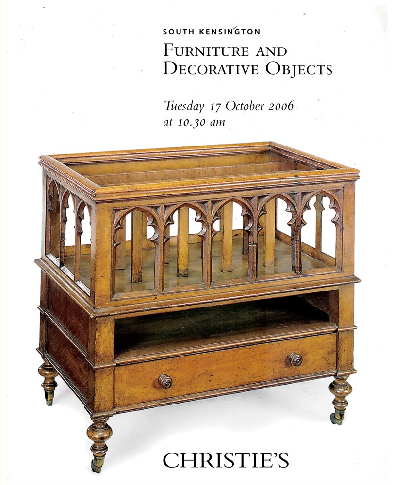CHRISTIE'S - Furniture and Decorative Objects. Tuesday 17 October 2006