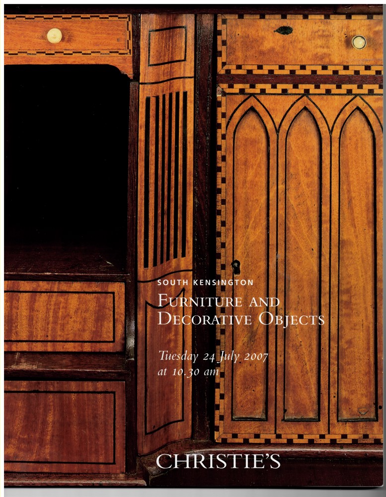 CHRISTIE'S - Furniture and Decorative Objects. Tuesday 24 July 2007