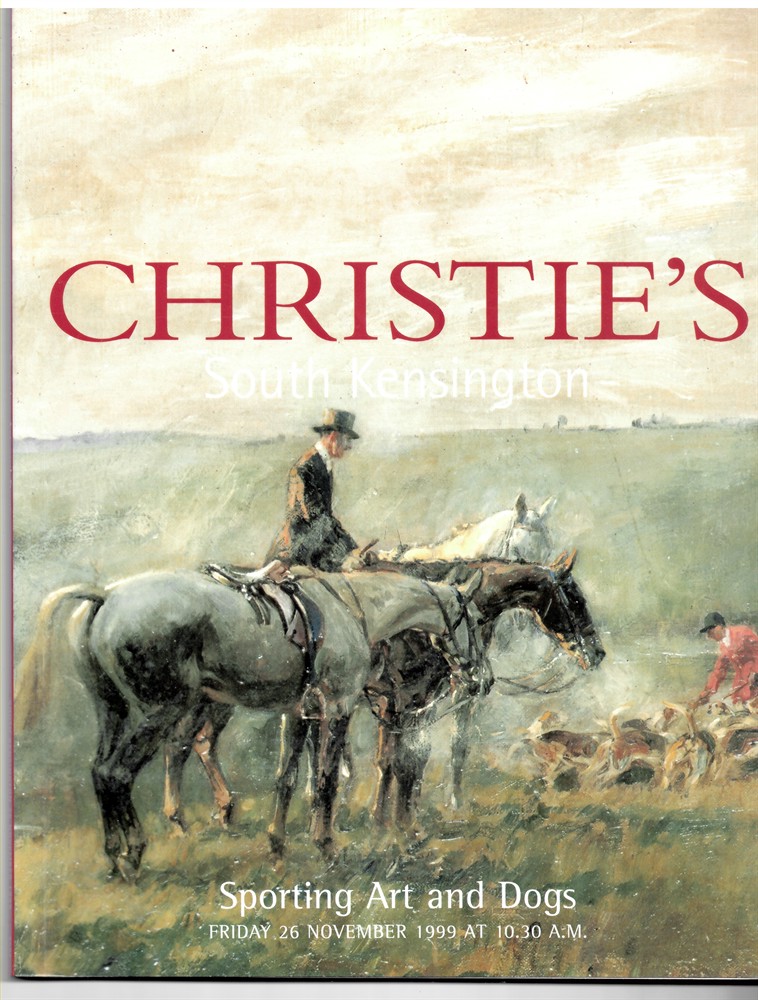 CHRISTIE'S - Sporting Art and Dogs. Friday 26 November 1999