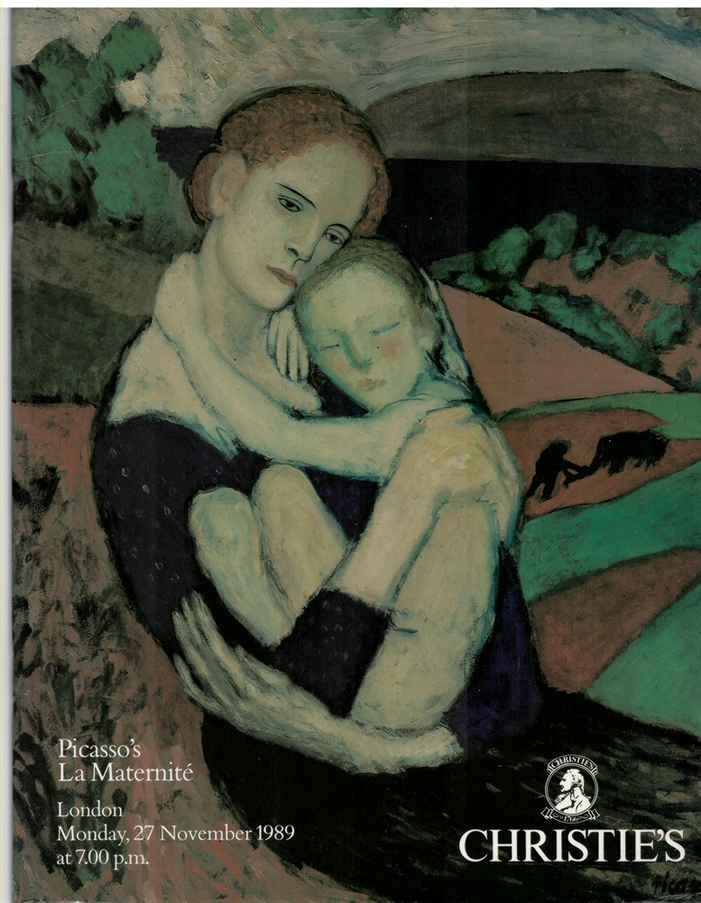 CHRISTIE'S - Picasso's la Maternit. London. Monday, 27 November 1989