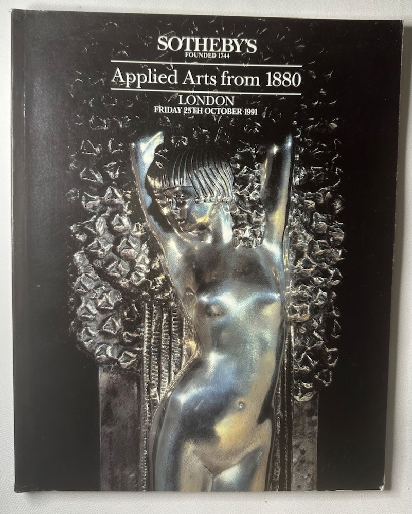 SOTHEBY'S - Applied Arts from 1880. London, Friday 25th October 1991