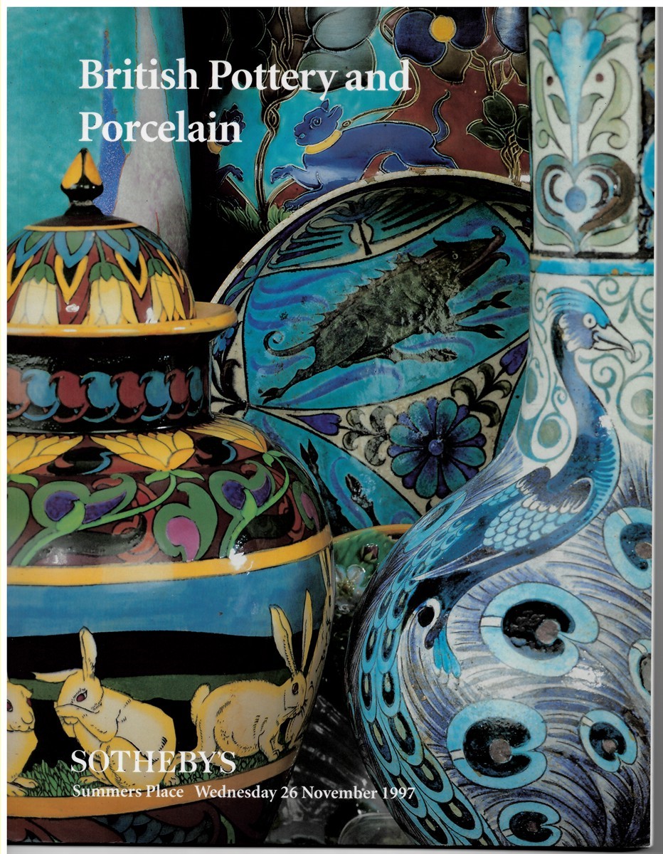 SOTHEBY'S - British Pottery and Porcelain. Summers Place. Wednesday 26 November 1997