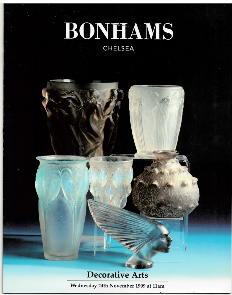 BONHAMS - Decorative Arts. Wednesday 24th November 1999