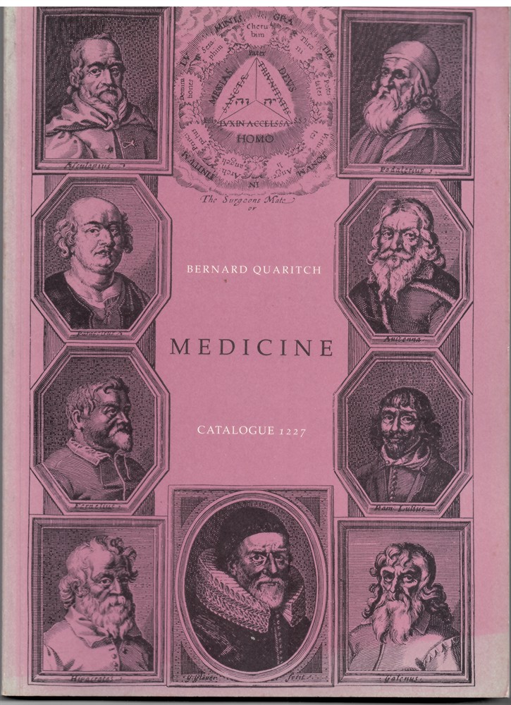 QUARITCH, BERNARD - Medicine (Bernard Quaritch Catalogue 1227)