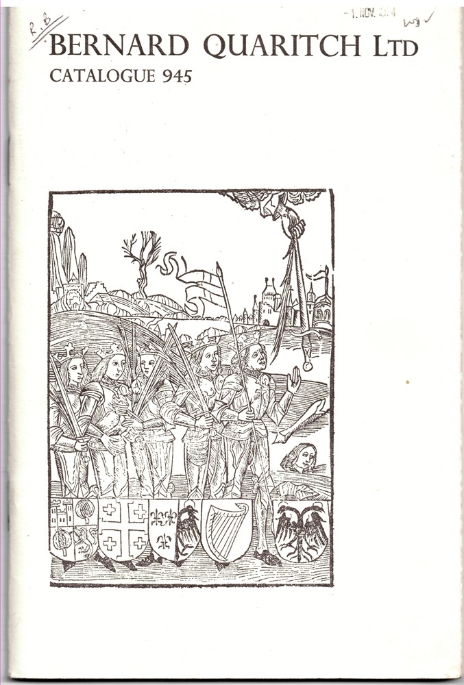 QUARITCH, BERNARD - Bernard Quaritch. Catalogue 945